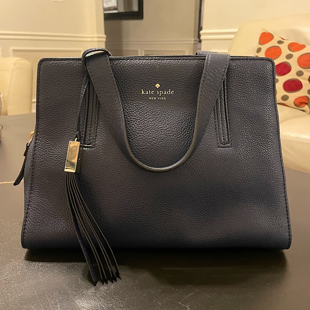 Kate spade Soft leather Blue Handbag
